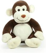 Peluche Scimmia Scimmietta Piccola di 20 Cm Colore Republic Marrone Morbido Monkey Bambini Multicolore Regalo Scimpanzé chiaro Natale Gioco Da Bambola Toys tigre bambino Gigante Compleanno Ragazza