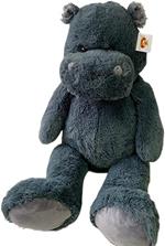 Ippopotamo Peluche Gigante 100 cm Peluche di 100 cm Ippopotamo Gigante XXL da Vellutato Grande Alto Regalo Bambini Bianco Compleanno Colorate Altezza Teddy Enorme