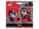 Persona 5 Royal Spilla Badges 2-pack Mona / Morgana Popbuddies