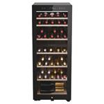 Haier HWS77GDAU1 cantina vino Cantinetta vino con compressore Libera installazione Nero 77 bottiglia/bottiglie