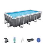 Bestway 56998 piscina fuori terra Piscina con bordi Piscina rettangolare 14812 L Grigio