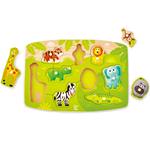 Hape Toys E1405 puzzle Puzzle a blocchi 10 pz Animali