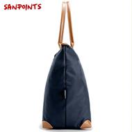 Borsa Pieghevole In Tessuto Blu Navy Con Manici Biscotto Misure 57X35.5X21.5 Cm