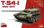T-54-1 Mod.1947 Tank Plastic Kit 1:35 Model Min37014