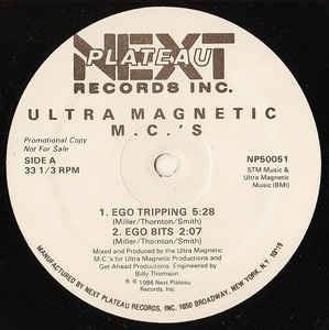 Ego Tripping - Vinile 7'' di Ultramagnetic MC's