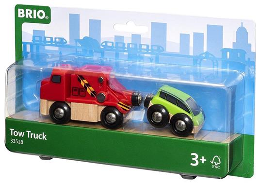 BRIO WORLD - Carro Attrezzi, Veicoli Giocattolo in Legno, 2 Pezzi, Età 3+ Anni - 9