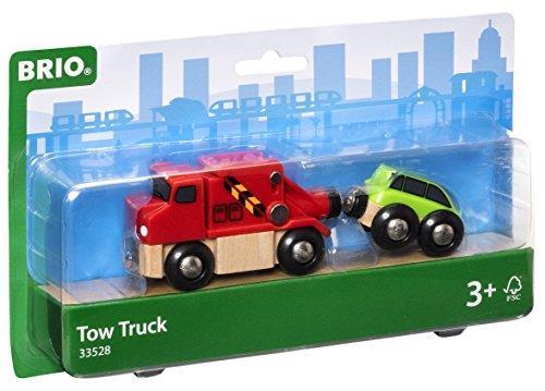 BRIO WORLD - Carro Attrezzi, Veicoli Giocattolo in Legno, 2 Pezzi, Età 3+ Anni - 5