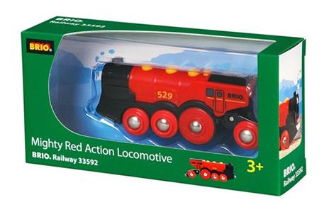 BRIO WORLD - Grande Locomotiva Rossa, Veicoli per Pista Trenino BRIO, Età 3+ Anni - 5