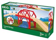 BRIO WORLD - Ponte Ferrovia, Accessorio per Pista Trenino BRIO, Set da 4 Pezzi, Età 3+ Anni