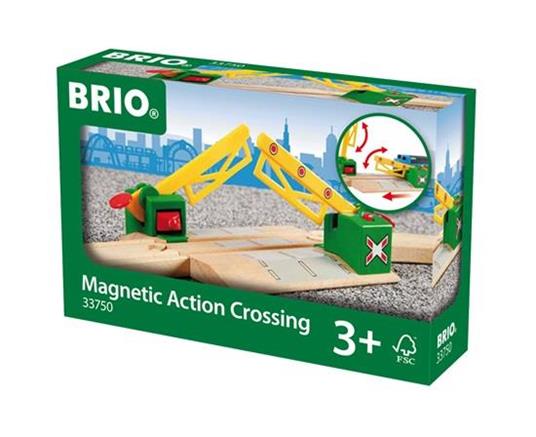 BRIO WORLD - Passaggio a Livello Magnetico, Accessorio per Pista Trenino BRIO, Età 3+ Anni - 4