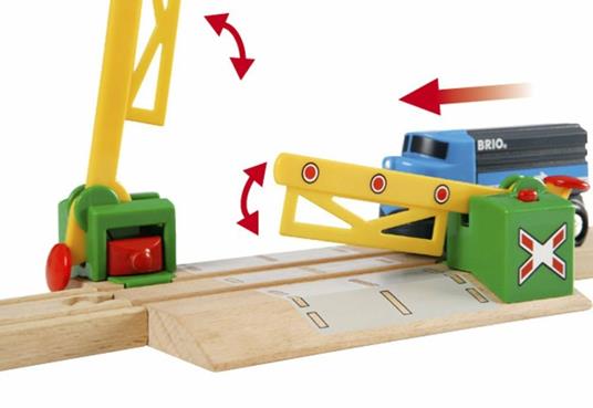 BRIO WORLD - Passaggio a Livello Magnetico, Accessorio per Pista Trenino BRIO, Età 3+ Anni - 14