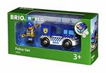 BRIO WORLD - Furgone della Polizia, Veicoli Giocattolo in Legno, 2 Pezzi, Età 3+ Anni