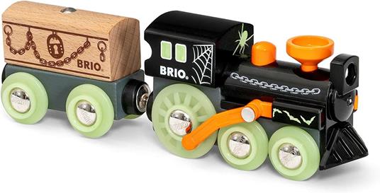 BRIO WORLD - Treno Fantasma, Veicoli per Pista Trenino BRIO, 3 Pezzi, Età 3+ Anni - 3