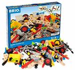 BRIO BUILDER - Set Costruzioni  Creativo con Attrezzi, Kit per Oggetti da Montare, 271 Pezzi, Età 3+ Anni