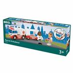 BRIO World  Ambulanza di soccorso 36035   Accessori per Set di trenini per bambini dai 3 anni in su