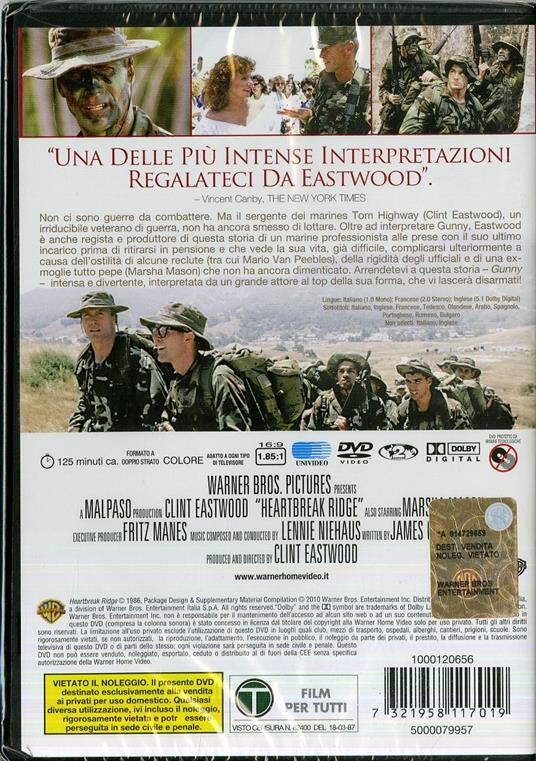 Gunny di Clint Eastwood - DVD - 2