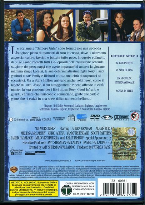 Una mamma per amica. Stagione 3 (6 DVD) - DVD - Film Commedia