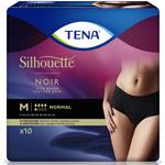 Tena Silhouette Noir Mutandina Vita Bassa Nero Assorbente Taglia M Confezione 10 Pz