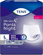 Tena Pants Night Super Proskin Mutandine Assorbenti Taglia L 10 Pezzi