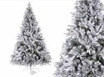 Albero di Natale deluxe pino innevato con 1677 rami super folti 2,10 metri