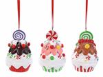 Set 6 Addobbi per Albero di Natale a Forma di Cupcake Decorazioni Natalizie da Appendere