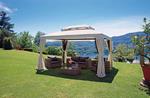 Gazebo Rettangolare 3 x 4 Metri in Alluminio con Tende Gazebo Giardini Bar e Ristoranti