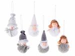 18 Decorazioni Natalizie da Appendere con Personaggi Natalizi Palline per Albero di Natale Figure Assortite