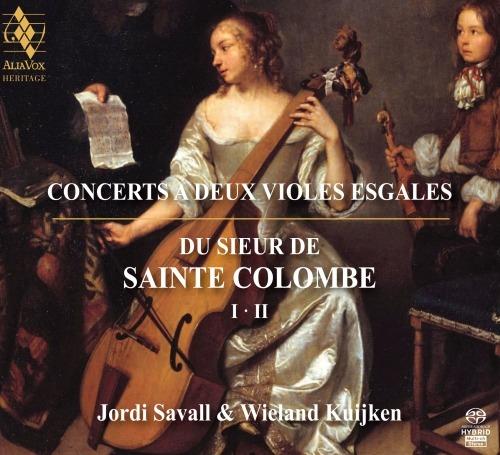 Concerti a due viole - SuperAudio CD ibrido di Wieland Kuijken,Jordi Savall,Sainte-Colombe