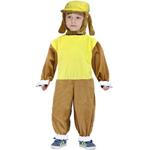 costume cane bulldozer 3-4 anni