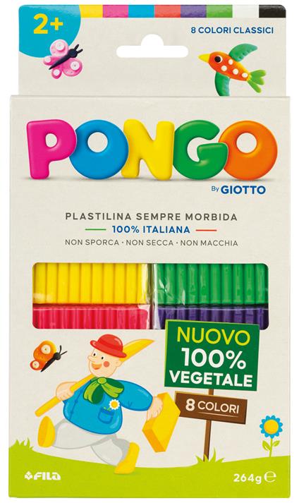 Pongo by Giotto astuccio 264g 8 colori classici