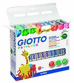 Pasta da modellare Giotto Patplume. Scatola 12 panetti da 350 g. Colori assortiti