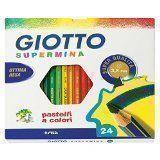 Pastelli Giotto Supermina. Scatola 24 matite colorate assortite - 55
