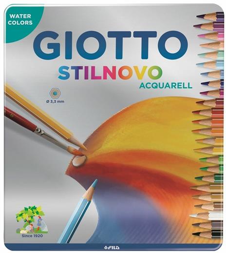 Giotto pastelli stilnovo acquarell 12pz bl.