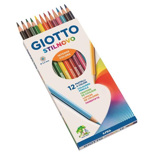 Pastelli Giotto Stilnovo. Scatola 12 matite colorate - Giotto - Cartoleria  e scuola | Feltrinelli