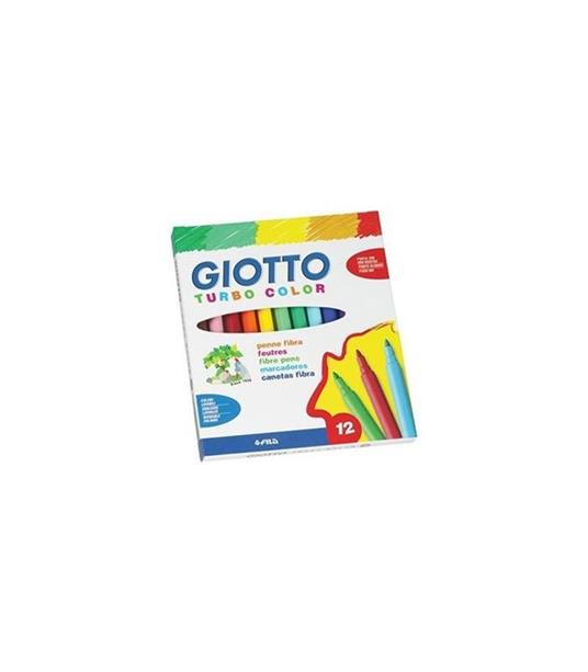 Pennarelli Giotto Turbo color. Scatola 12 colori assortiti - 4