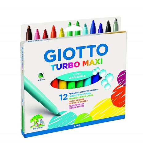 Pennarelli Giotto Turbo color. Scatola 6 colori assortiti - Giotto