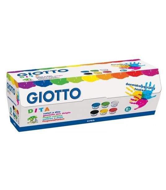 Tempera Giotto Colori a Dita - 6x100 ml - Giotto - Cartoleria e scuola |  Feltrinelli