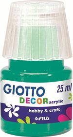 Tempera acrilica 25 ml verde smeraldo fila