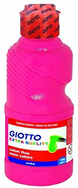 Tempera pronta Giotto qualità extra Fluo. Flacone 250 ml. Rosa - 3