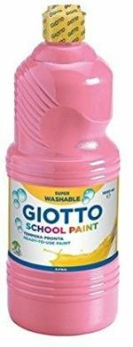 Tempera pronta Giotto School Paint. Flacone 1000 ml. Rosa