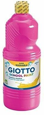 Tempera pronta Giotto School Paint. Flacone 1000 ml. Magenta