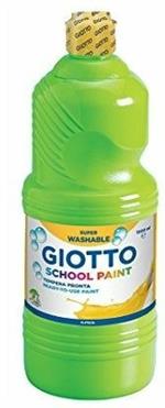 Tempera pronta Giotto School Paint. Flacone 1000 ml. Verde cinabro