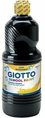 Tempera pronta Giotto School Paint. Flacone 1000 ml. Nero