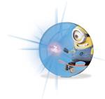 Mondo Pallone Palla Minion Con Luce 09719. Soggetti Assortiti