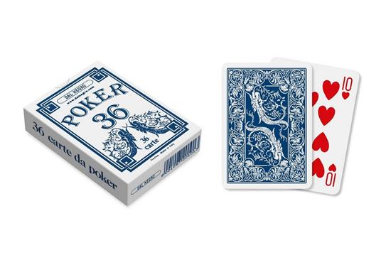 Carte Poker 36 - Mazzo Blu