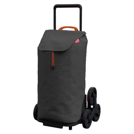 Gimi (GIMIV) Trolley per la Spesa con 6 Ruote, Impermeabile, 100% Poliestere, capacità 52 l, 44,1 x 50,7 x 95,6 cm, Poliuretano, Grigio, Grande - 2