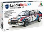 Italeri-4709 Lancia Delta HF Integrale 16v, Scala 1:12, Rally Montecarlo 1990, Modello in Plastica da Montare, Multicolore, 4709