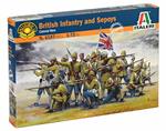 Soldati Fanteria Britannica e Sepoy. Guerre coloniali 1/72. Italeri IT6187