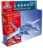 Aereo F/A-18 C/D Wild Weasel - (Kit + colori + colla + pennello) (71016S)