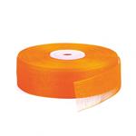 Nastro Da Regalo In Rotolo Bolis Organza 32Mmx50Mt Orange Arancio In Tessuto